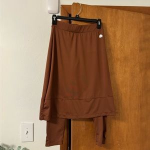 brown snoga athletics skirt